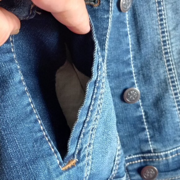 Blue jean and Cotton Hoodie - Picture 6 of 6